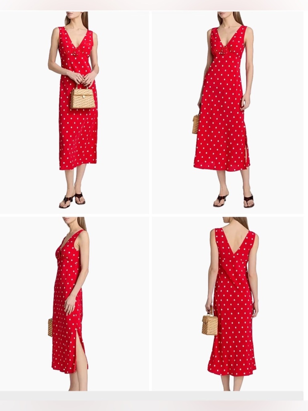 Rails Terena Polka-Dot A-Line Midi-Dress - Picture 6 of 6